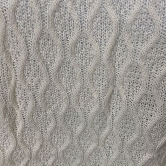 Verve Ami NEW Woman’s Sz 1X Ivory Scoop Neck Long Sleeve Zip Back Light Sweater - Picture 6 of 15